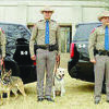 The new dogs and their duty stations pictured from the left are Netti (Dumas); Kelsey (San Antonio); and Loko (San Angelo).