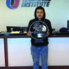 New Summerfield High School senior Jose Suarez Barcenas displays the first place trophy he recently won during the Universal Technical Institute Auto Technology Challenge in Irving. The institute also awarded a $7,000 prize as part of the win. Photo courtesy of New Summerfield ISD