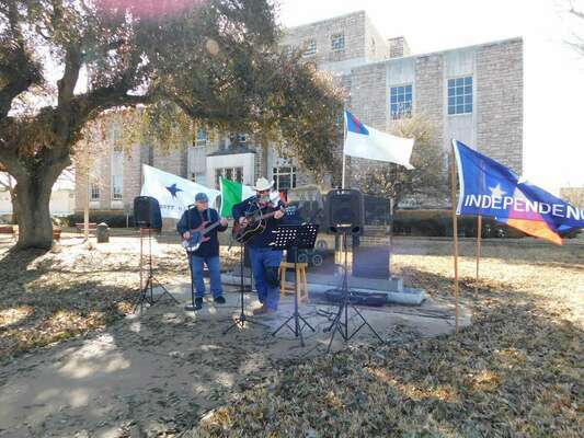 Musicians perform at the event March 2 in Rusk
