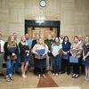 Honored – County employees recognized July 27 for their service. Photo by Jo Anne Embleton